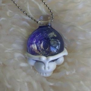 Stealie glass pendant